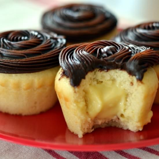 Boston Cream Pie Cupcakes
