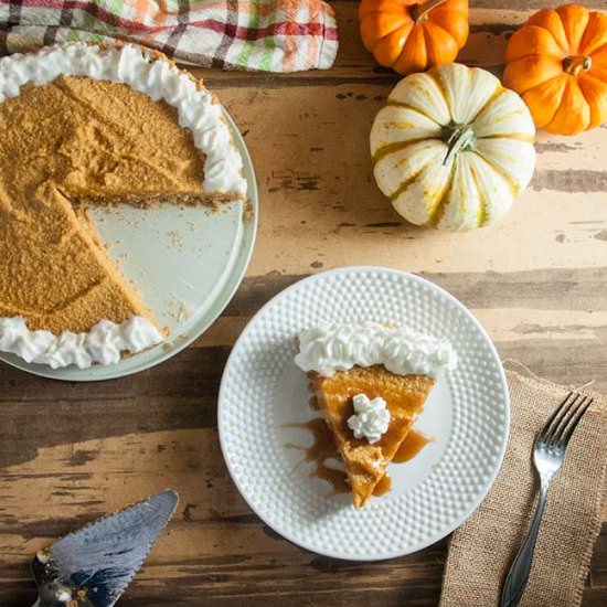 No Bake Pumpkin Cheesecake