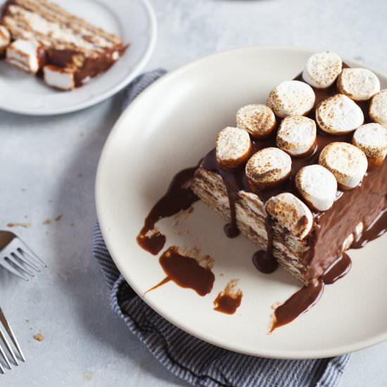 S’mores Icebox Cake