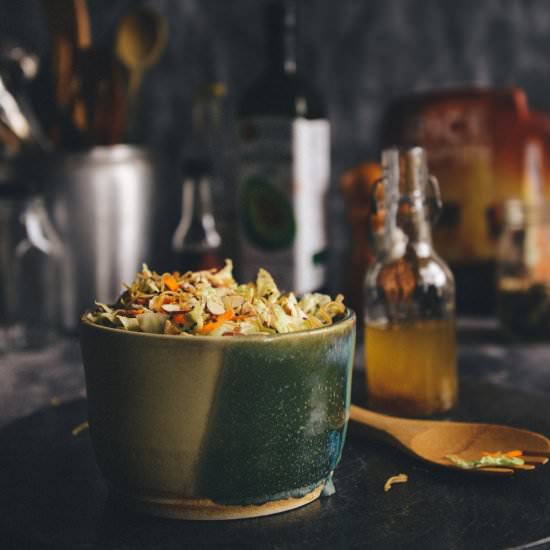 Whole Grain Ramen Cabbage Salad