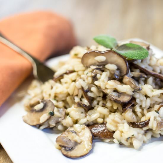 Mushroom Marsala Risotto
