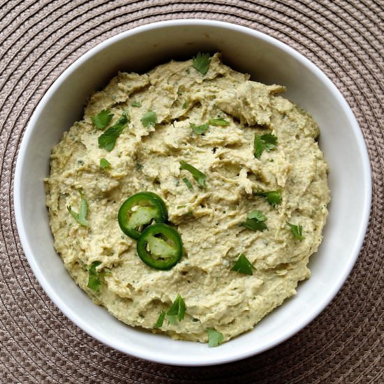 Cilantro Jalapeno Hummus