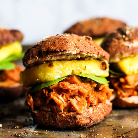 Easy Vegan BBQ Jackfruit Sandwiches