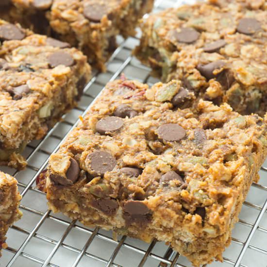 Sweet Potato Chocolate Chip Bars