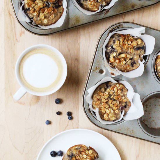 Blueberry Banana Muffins