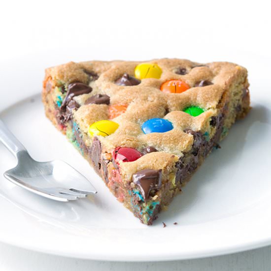 M&M Candy Cookie Pie