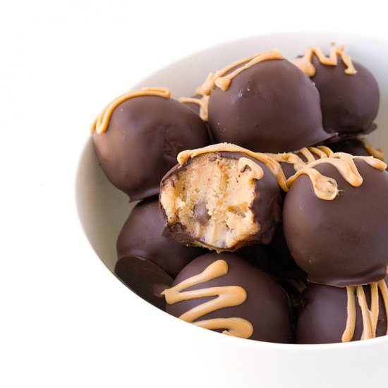Peanut Butter Cookie Dough Balls