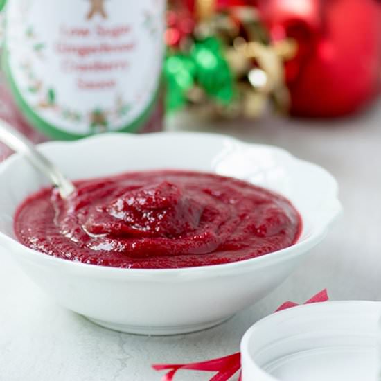 Low Sugar Cranberry Sauce