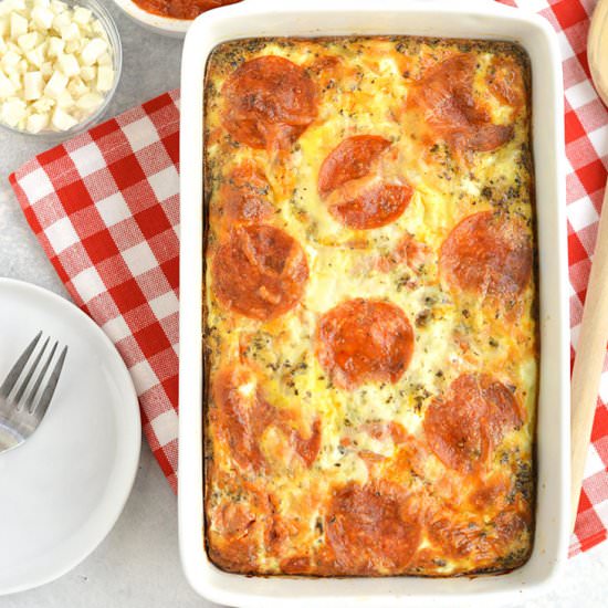 Breakfast Cauliflower Pizza