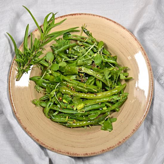 Green Beans with Mustard Seeds