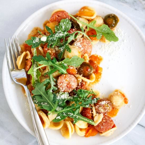 Orecchiette with Tomatoes
