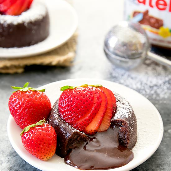 Instant Pot Nutella Lava Cakes