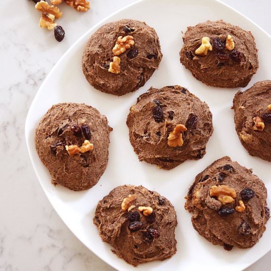 Cinnamon Raisin Walnut Cookies