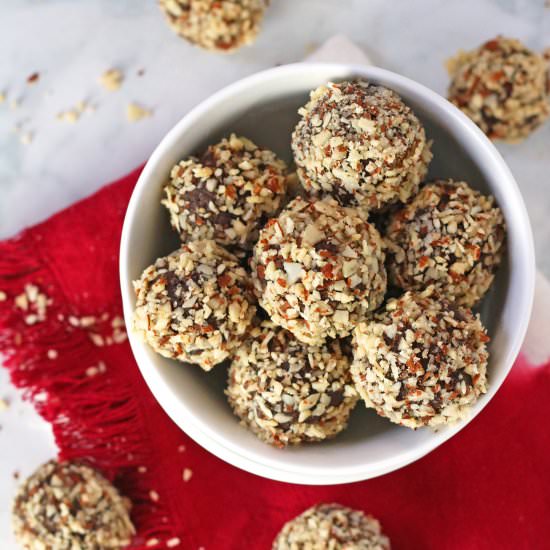Chocolate Cherry Protein Balls
