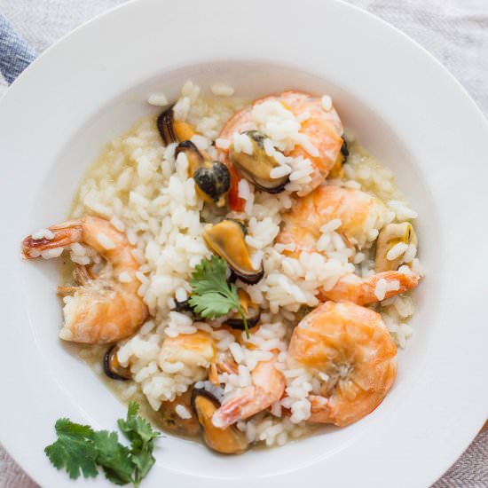 Shrimp and Clam Risotto