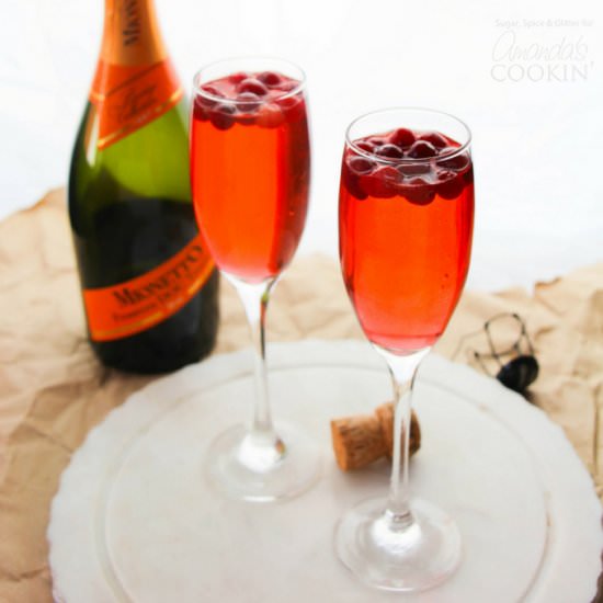 Cranberry Prosecco Punch