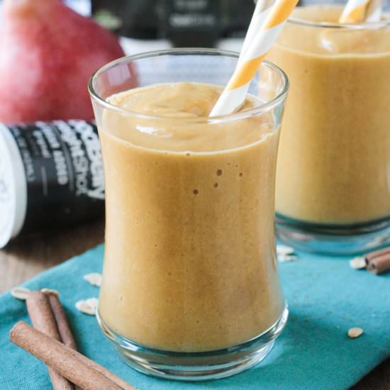 Probiotic Pumpkin Pear Smoothie