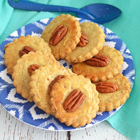 Pecan Shortbread Cookies