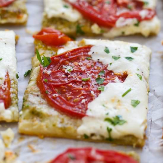 Tomato Burrata Tart