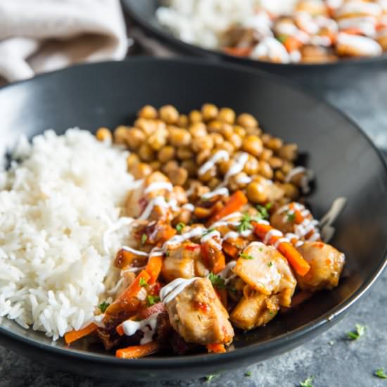 Harissa Chicken with Rice