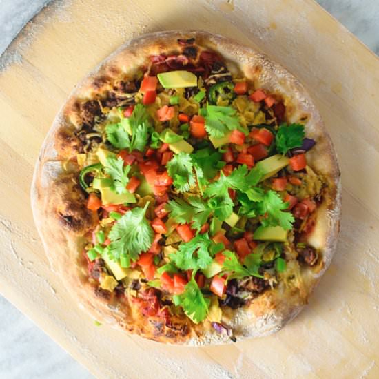 Vegan Mexican Pizza