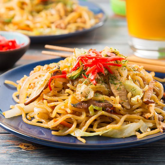 Yakisoba with Pork Belly