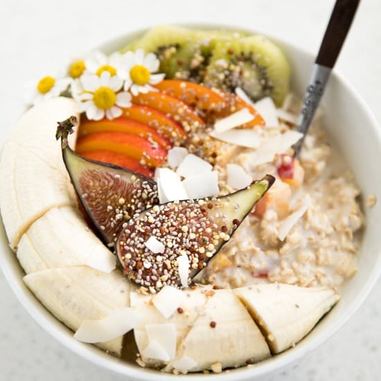 Peach Overnight Oats