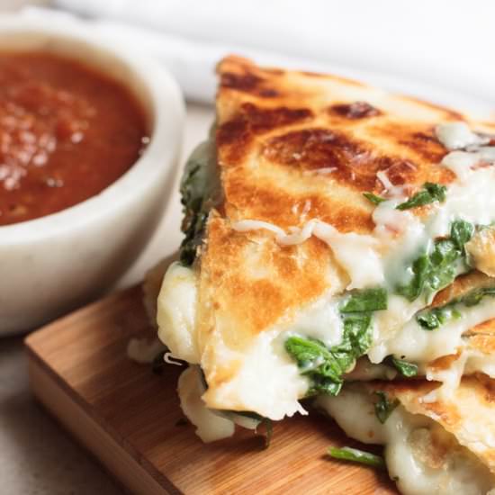 Spinach Quesadillas