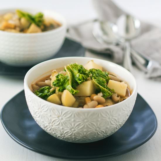 Potatoes & Kale Soup