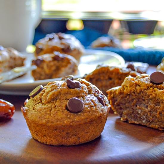 Flourless Banana Oat Muffins