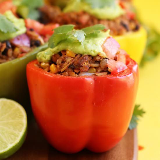 Mexican-Style Stuffed Bell Peppers