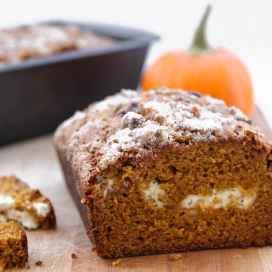 Pumpkin Cream Cheese Bread