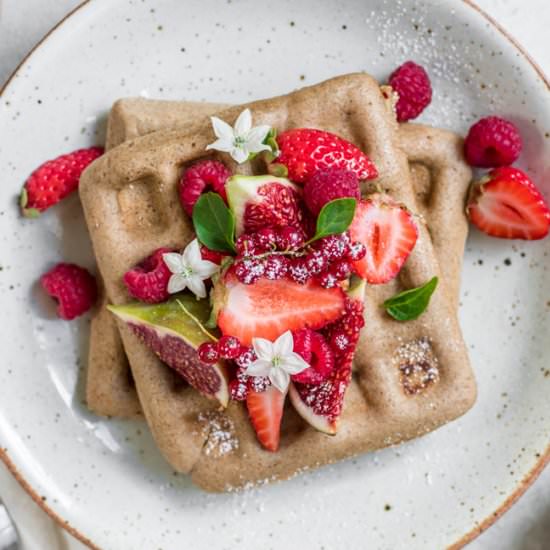 Vegan Buckwheat Waffles