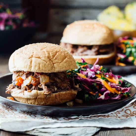 Slow Cooker Maple BBQ Beef