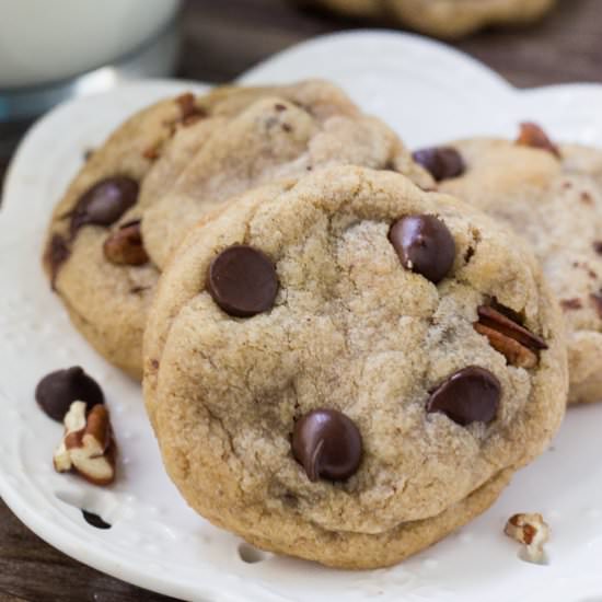 Pecan Chocolate Chip Cookies