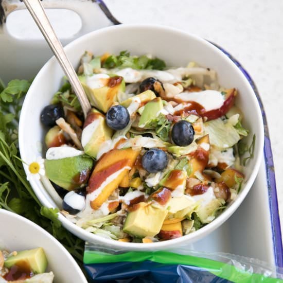 BBQ Chopped Blueberry Salad