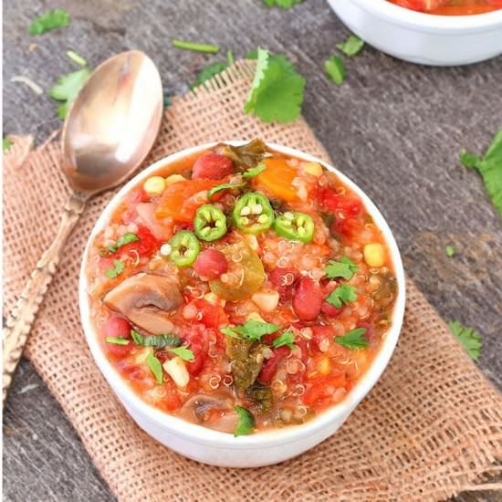 Quinoa Chili In Instant Pot