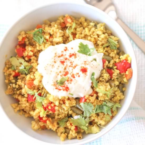 Vegetable Millet Stir-fry