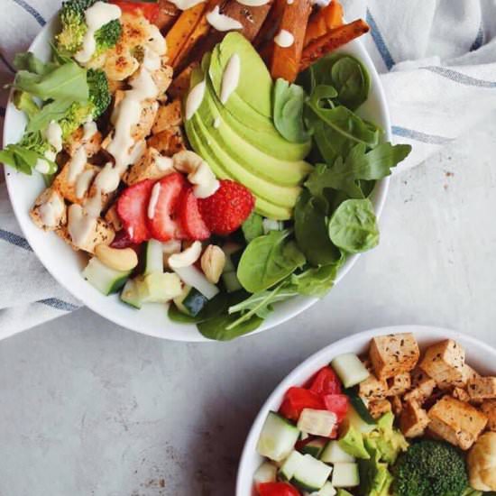 Nourishing Sweet Potato Tahini Bowl