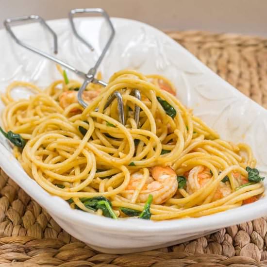 Blackened Shrimp Pasta
