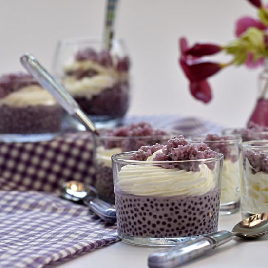 Blueberries Tapioca