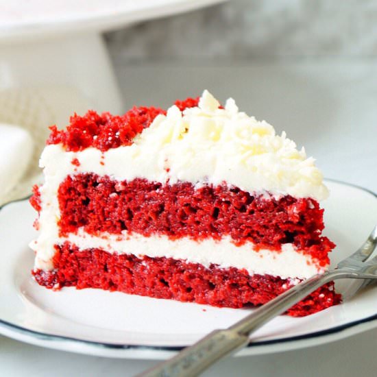 Egg-free Red Velvet Cake