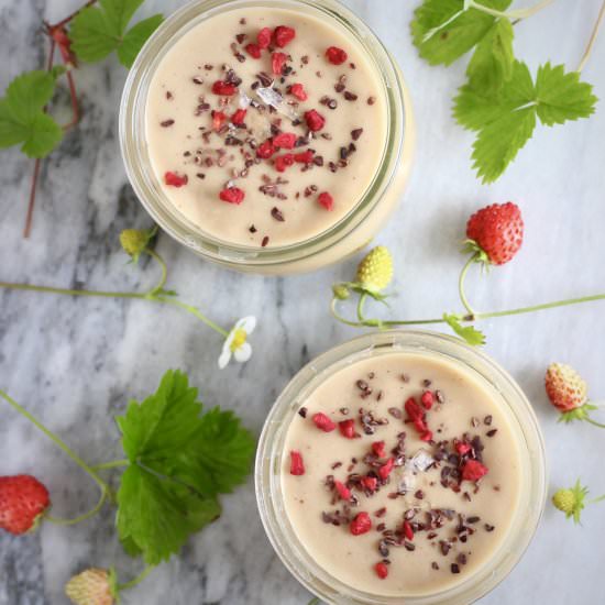 Vegan Salted Caramel Pudding Pots