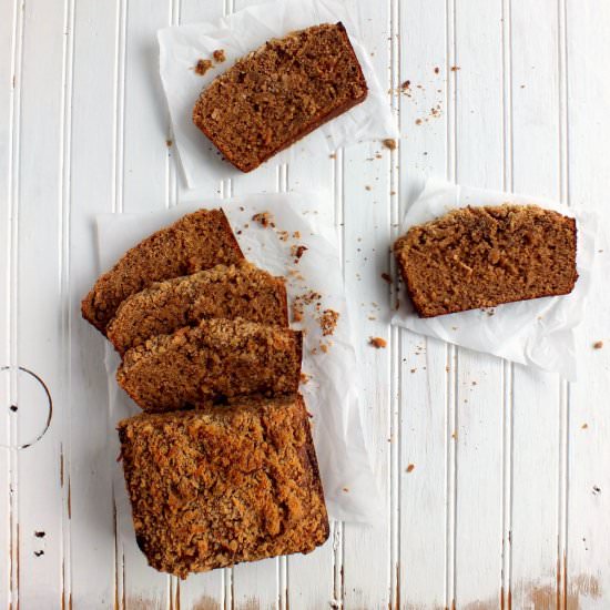 Tamarind Coconut Streusel Cake Loaf