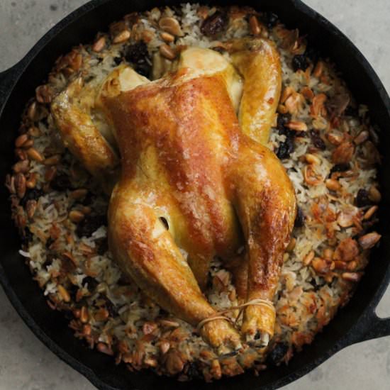 Rice Stuffed Chicken