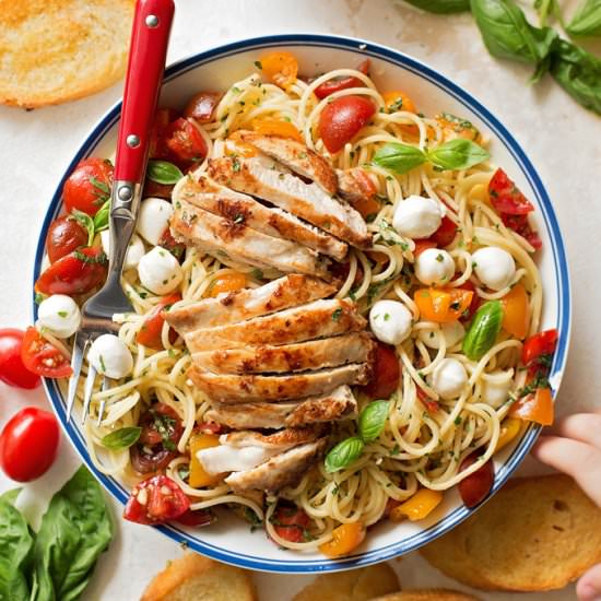 Bruschetta Chicken and Pasta