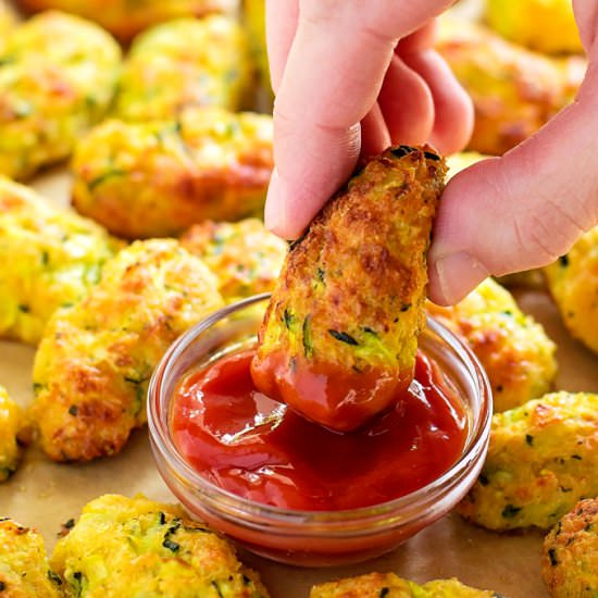 Cheesy Zucchini Tots