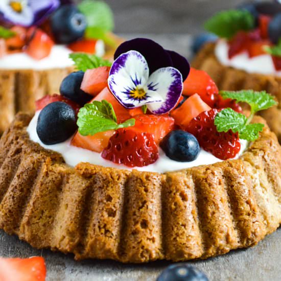 Strawberry and Blueberry Tarts