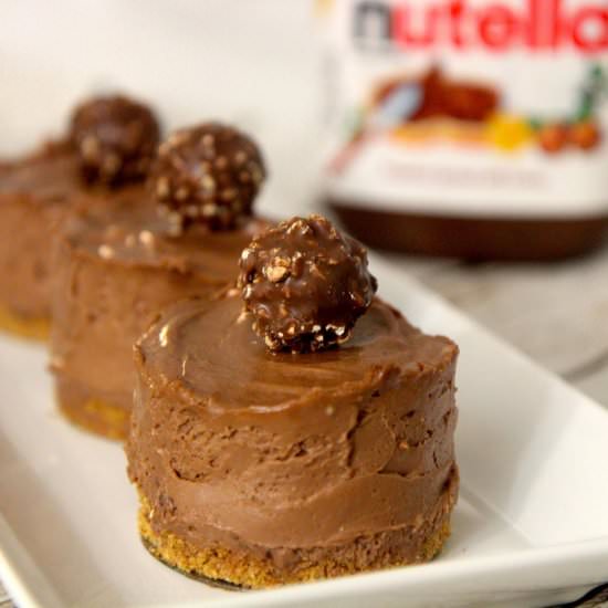 No Bake Nutella Cheesecake