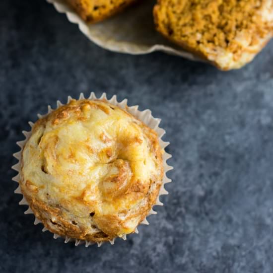 Pumpkin Cream Cheese Swirl Muffins
